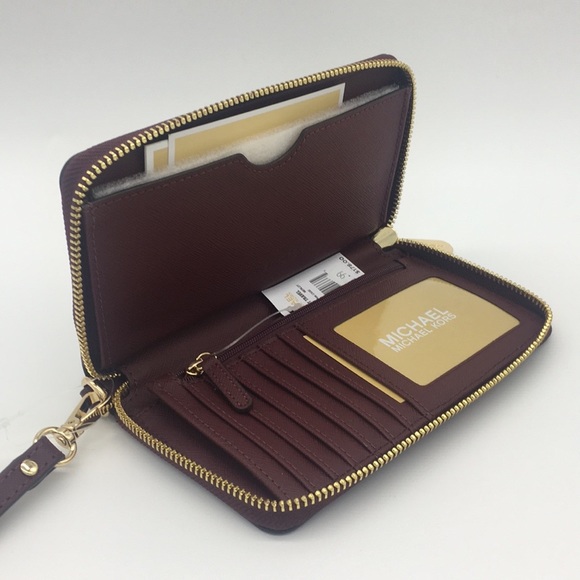 Michael Kors Jet Set Travel Phone Wallet Wristlet - Picture 8 of 8